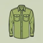 light olive-green park ranger's shirt image